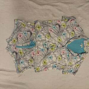 P.J. Salvage Women's Hibiscus Flower Tropical Print Pajama Set